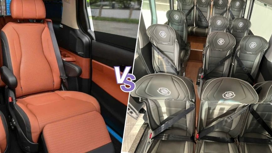 Nội thất 7 chỗ và 16 chỗ